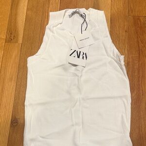 Zara Women’s Classic White Shell Tank Top